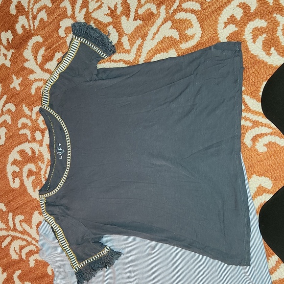 LOFT 5piece bundle - long and short sleeve tops all size medium - Picture 5 of 16